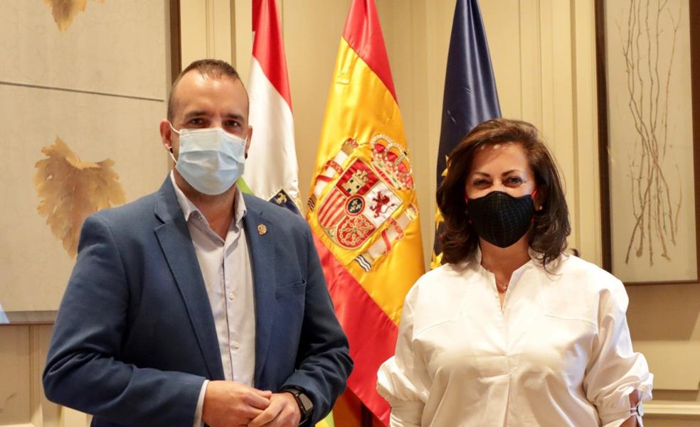 Andreu se reúne con el alcalde najerino