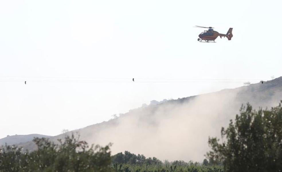 La mejoría del tiempo facilita la lucha contra el incendio de Yerga, que ha consumido ya 369 hectáreas