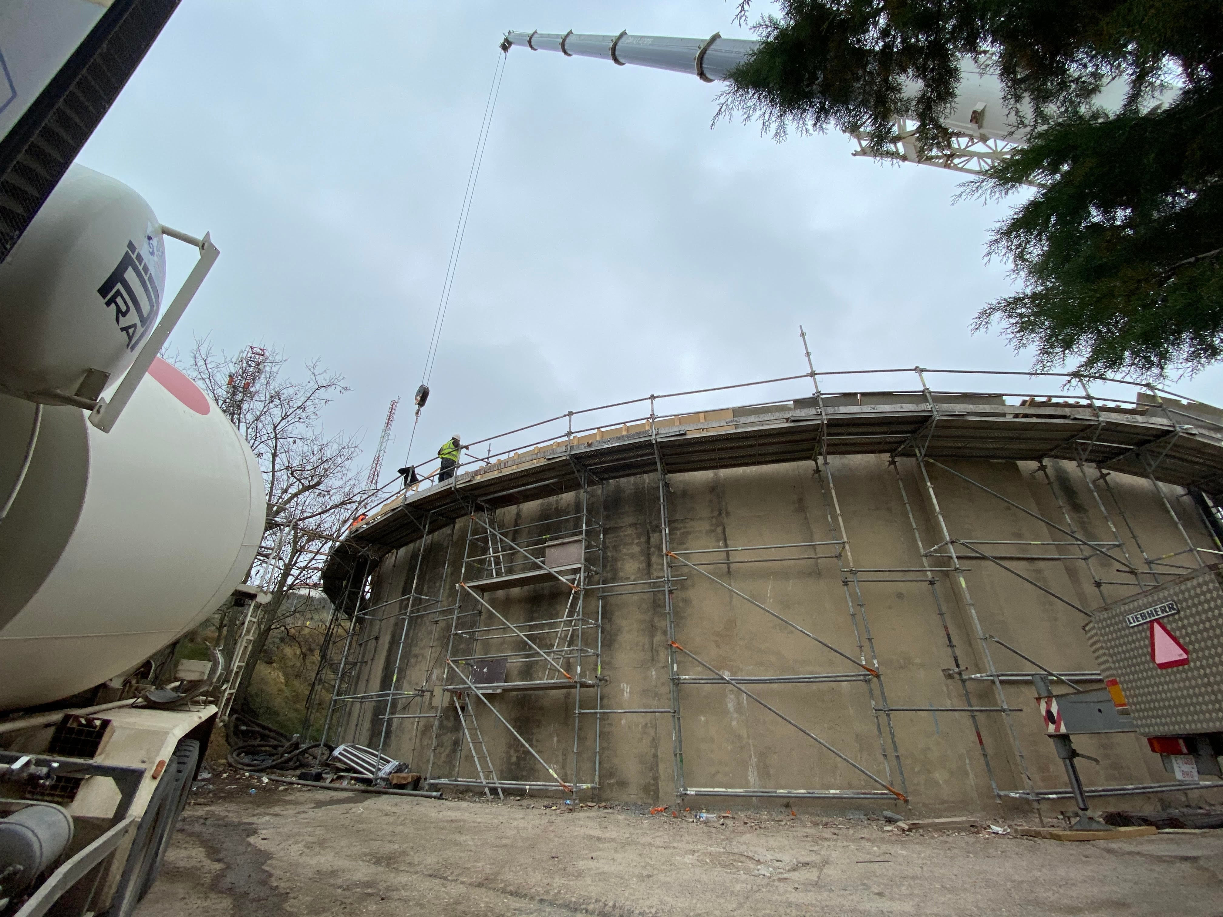 Finalizadas las obras en el segundo depósito de Haro