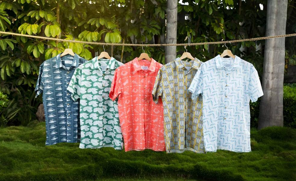 Camisas hawaianas con impronta gallega