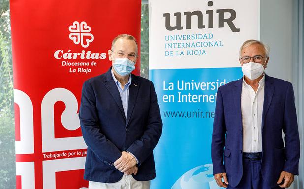 La UNIR impulsará la digitalización y la formación de Cáritas La Rioja