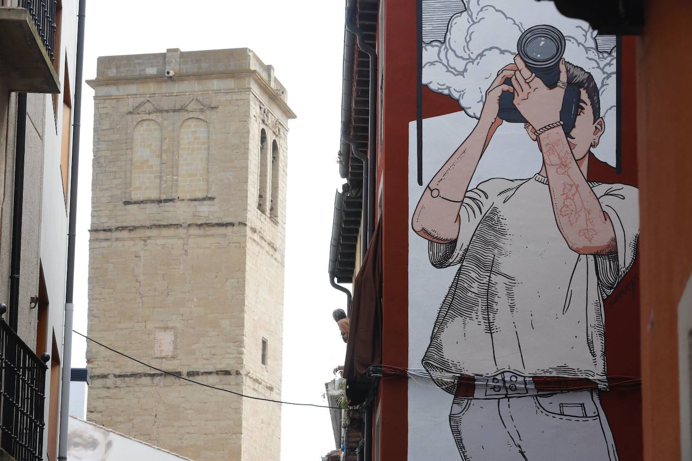 Los murales del centro histórico de Logroño cobrarán vida por la noche