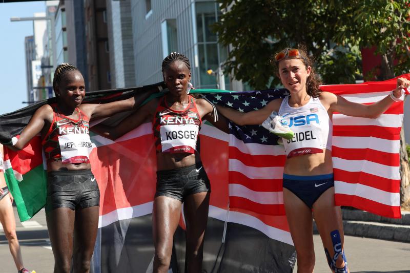 Jepchipchir, campeona olímpica de maratón en el infierno de Sapporo