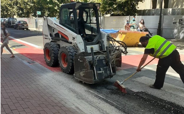El PP critica la "improvisada" ejecución del carril bici entre Juan XXIII y Vara de Rey