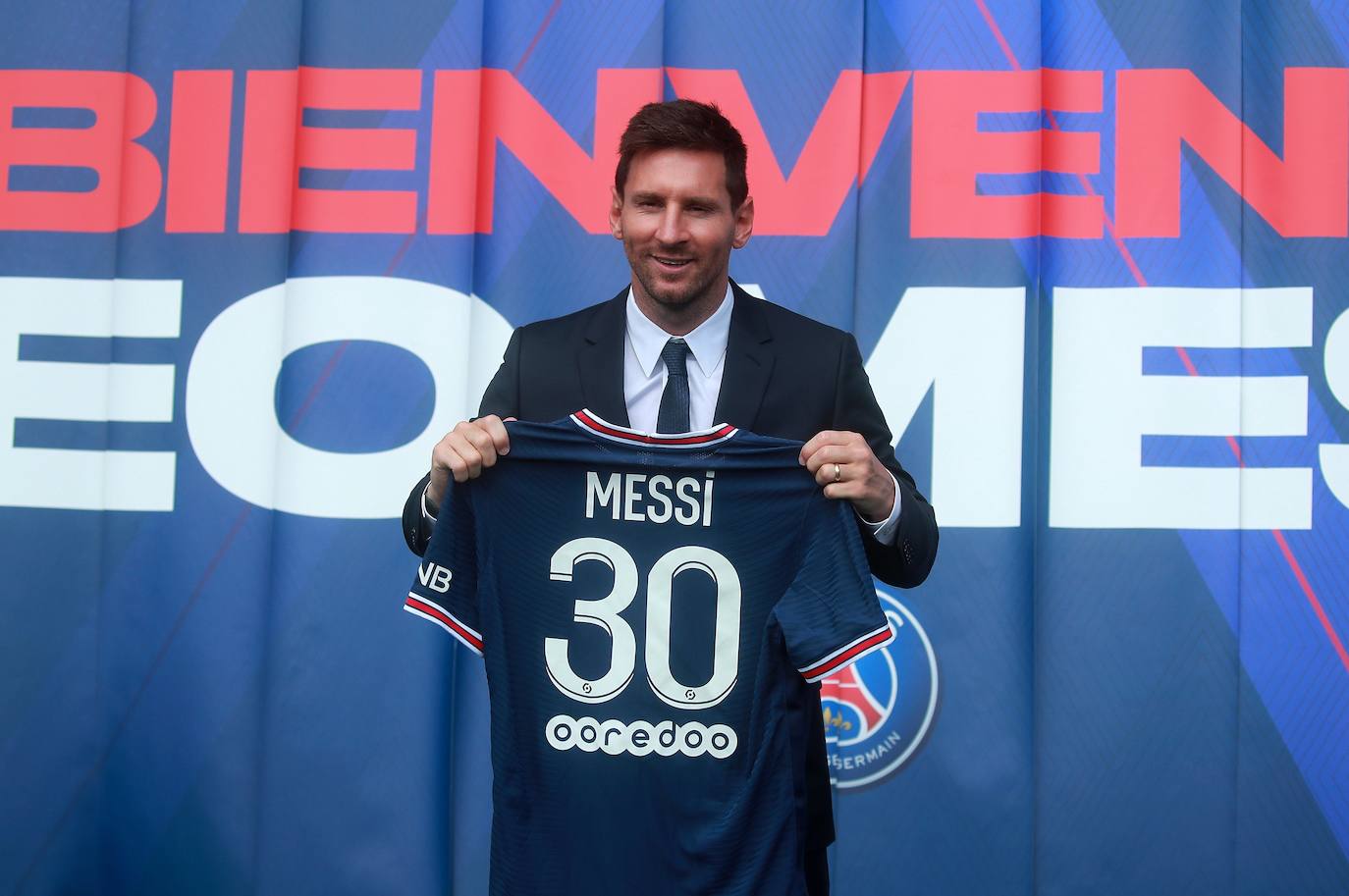 Las mejores imágenes de la presentación de Messi por el PSG