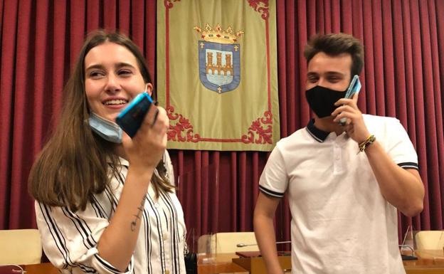 Andrea Morán y Abel Alonso, 'Vendimiadores 2021' como símbolo de la juventud responsable