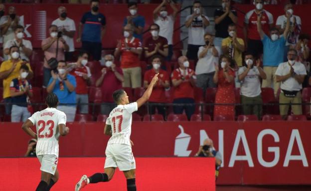 Vídeo: Estreno a lo grande de Lamela para ilusionar al Sevilla