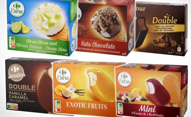 Carrefour retira 29 variedades de helados por ser productos cancerígenos