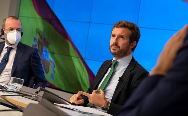 Casado acusa a Sánchez de usar los fondos para «su agenda electoral»