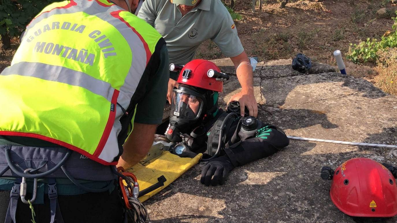 La Guardia Civil continua con la búsqueda del desparecido en Entrena