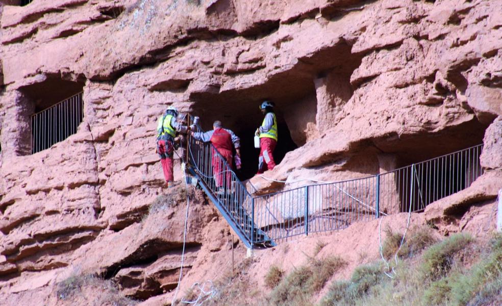 El acondicionamiento de las cuevas de Nájera, a falta de los últimos detalles