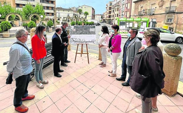 Andreu anuncia una guardería en Entrena y el arreglo de la calle Castejón en Cenicero