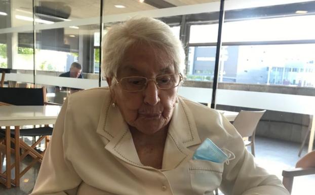 Jacinta Corcuera cumple 100 años en Lardero