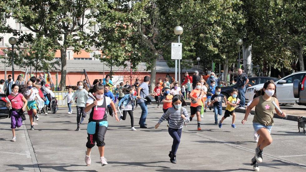 Encierro infantil en Nájera