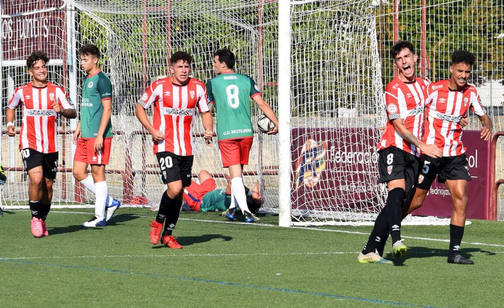 La UD Logroñés B, en busca de su primera victoria contra el Tropezón