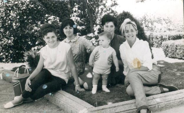 Cuatro jóvenes (y medio) de Lardero en 1963