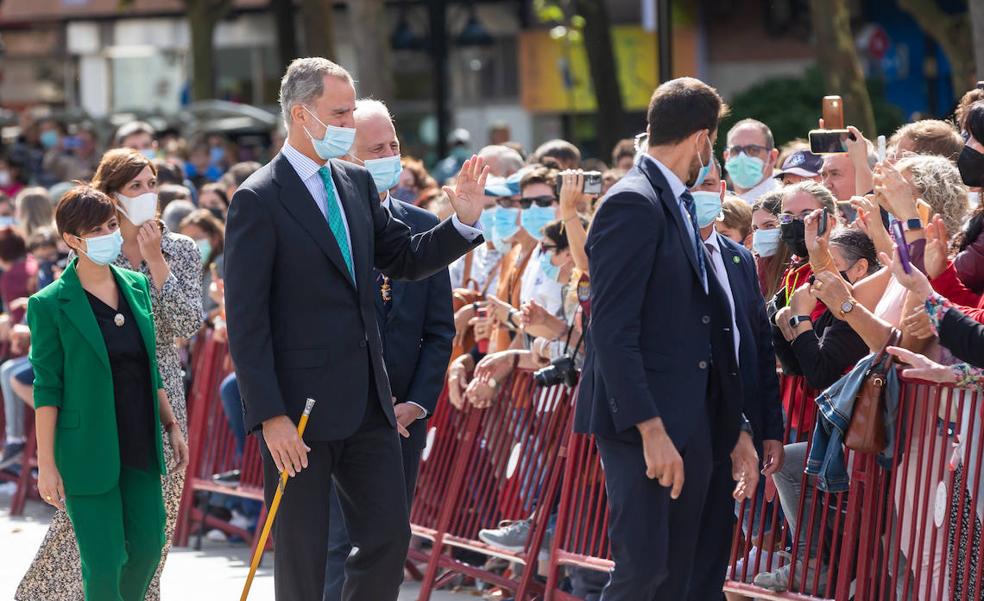 El rey de España tiene su sitio en Logroño