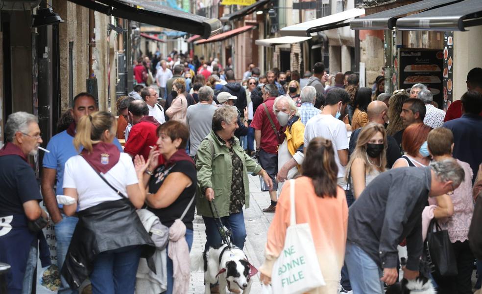 Logroño registra casi la mitad de casos activos que al comienzo de San Mateo