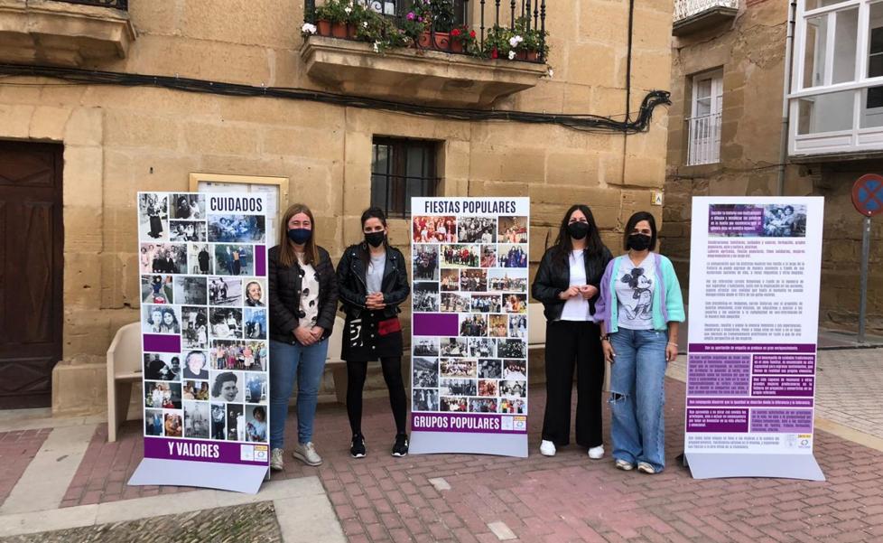 Infografía 'Ayer y hoy con nombre de mujer', en Rodezno