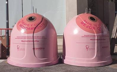 Calahorra recicla vidrio para la lucha contra el cáncer de mama