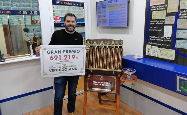 La Primitiva deja en Logroño un premio de 691.219 euros