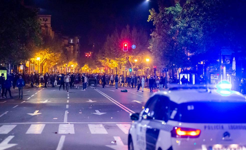 Los ocho acusados por los disturbios del 31 de octubre en Logroño se sientan este lunes en el banquillo