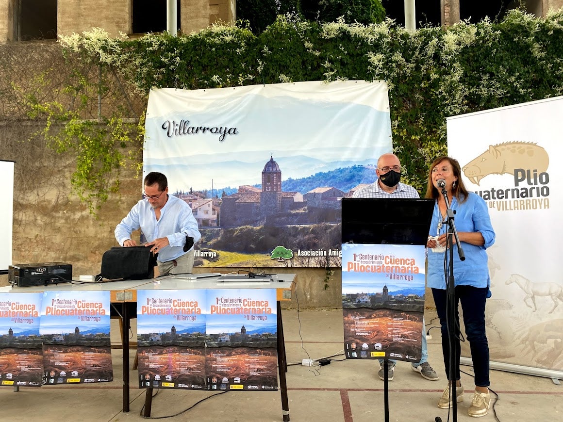 Las imágenes de los actos por el centenario de la Cuenca Pliocuaternaria de Villarroya