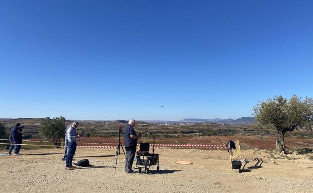 Exhibición de Drone Future entre San Vicente de la Sonsierra y Briones