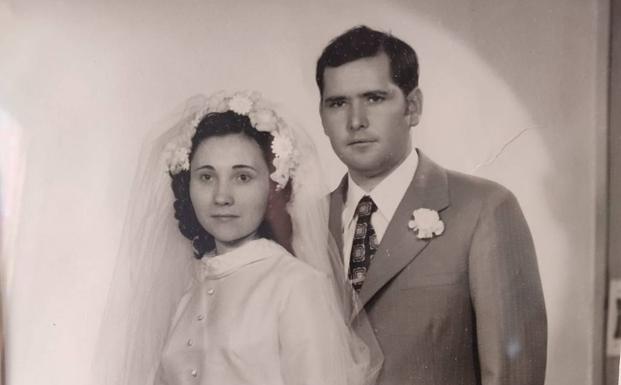 La Retina: boda en 1971 de Remedios y Fernando en Aldeanueva