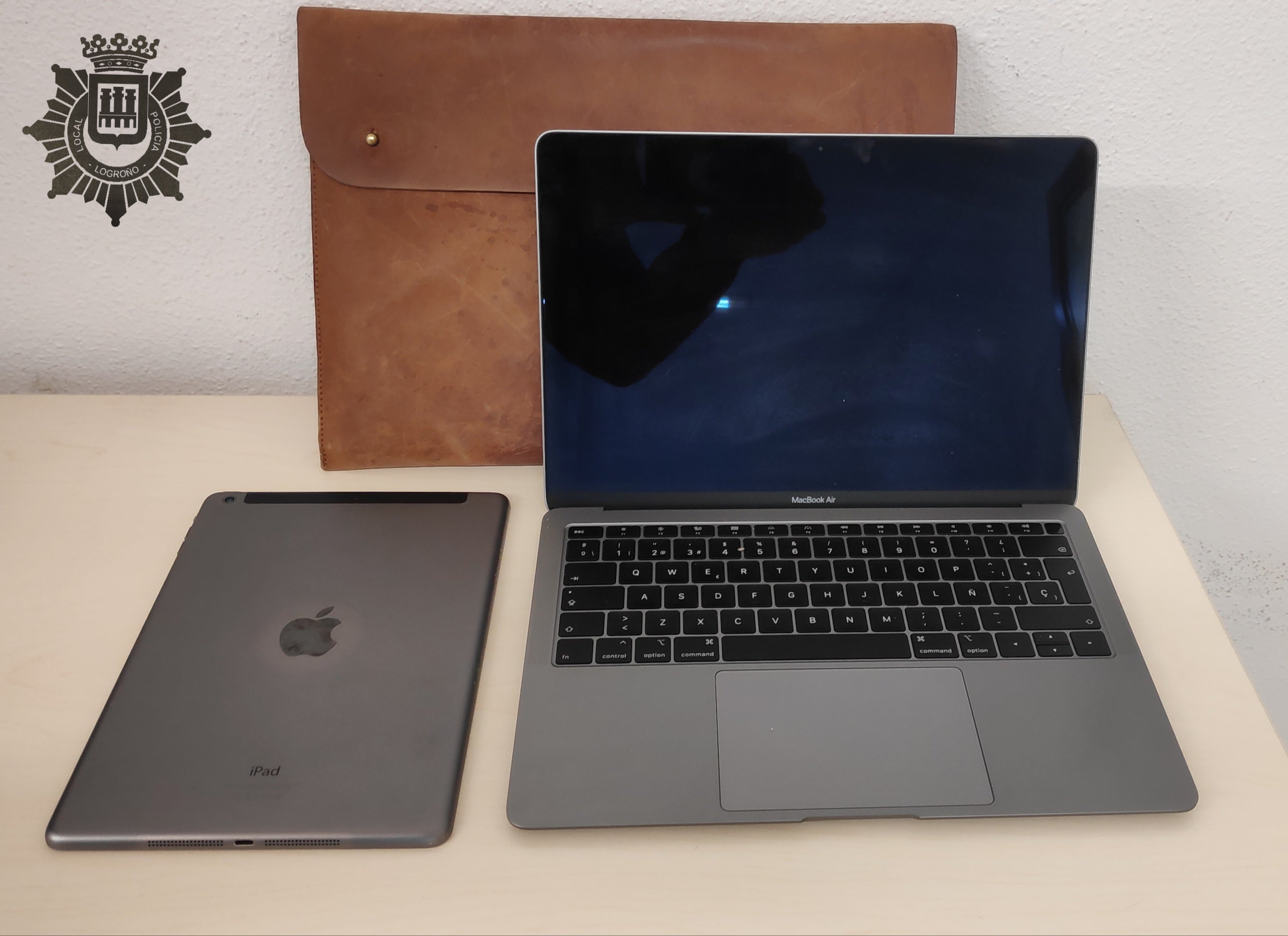 La Policía Local de Logroño recupera varios equipos informáticos robados de dos vehículos