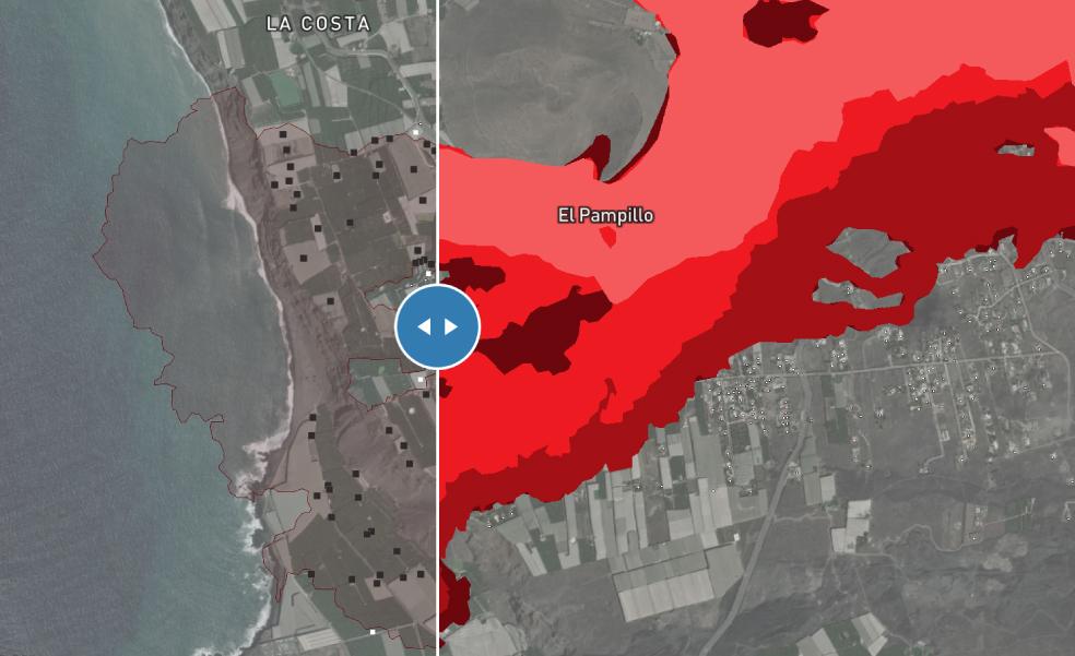 Así avanza la lava en La Palma: dos meses jugando al despiste