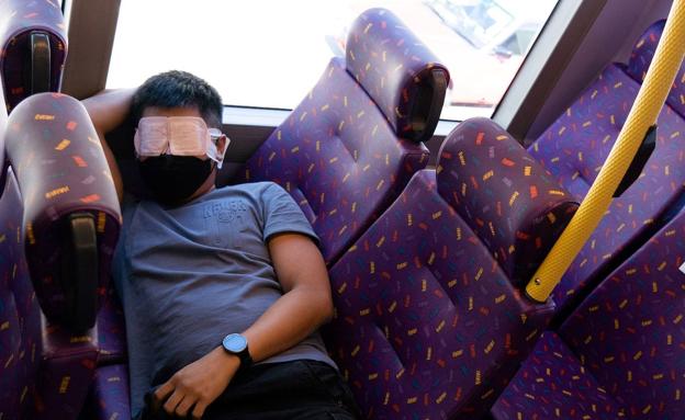 El autobús del sueño rueda por Hong Kong