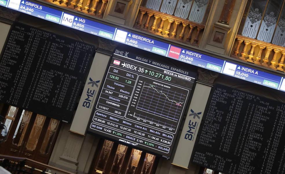 El Ibex salva los 8.800 puntos en una sesión a medio gas