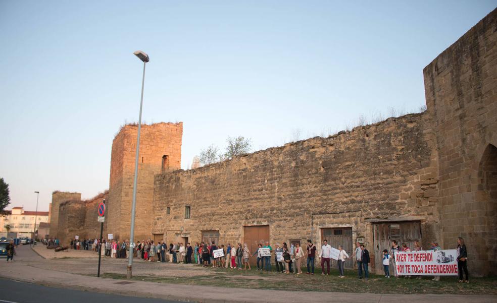 Hispania Nostra incluye las murallas de Santo Domingo en la 'Lista roja' del patrimonio