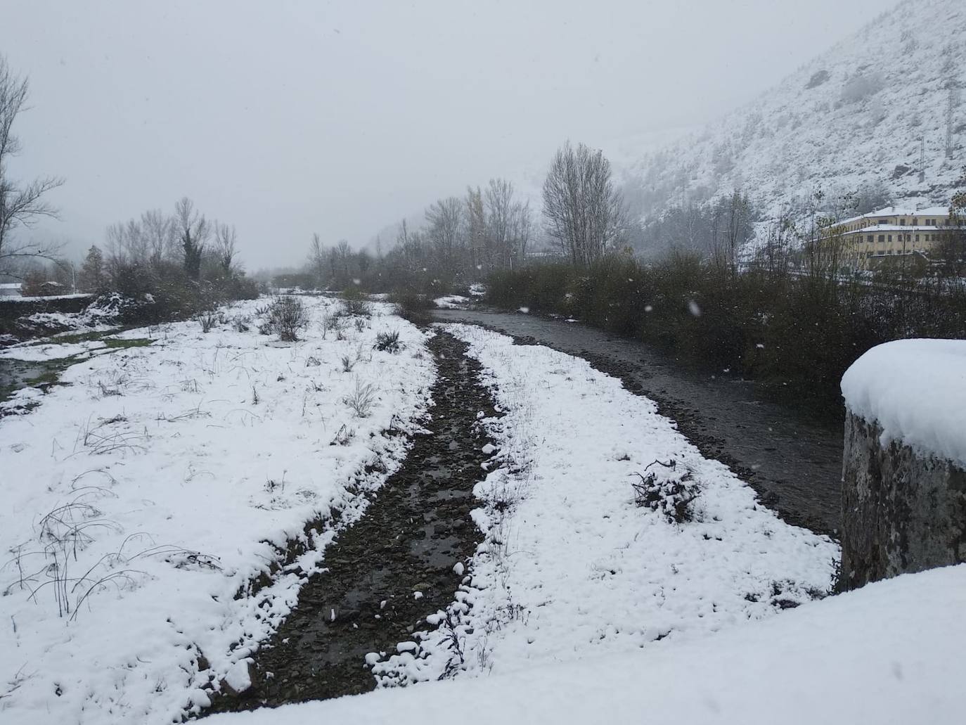 La nieve cubre La Rioja