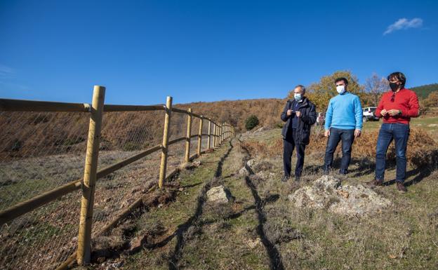 Cercados 60.300 metros cuadrados de pasto para proteger al ganado del lobo