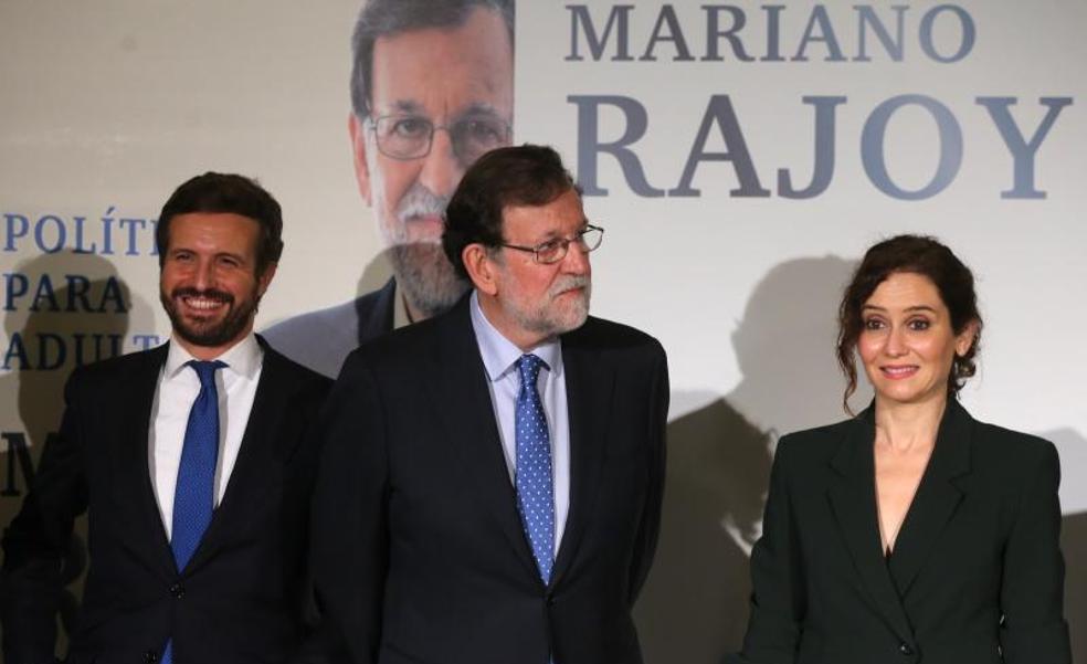 Rajoy propicia el reencuentro entre Ayuso y Casado en un ambiente de frialdad