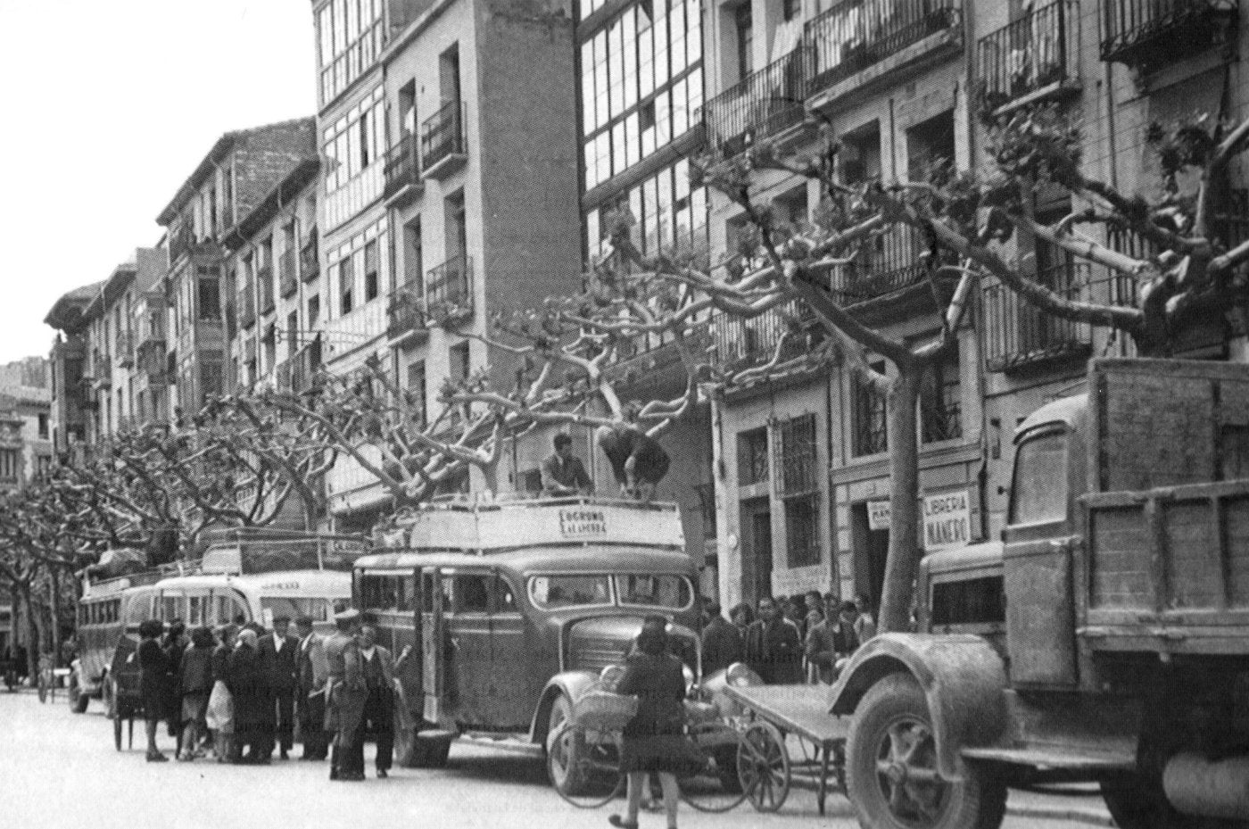 La Retina: cuando en Bretón de los Herreros se tomaban autobuses