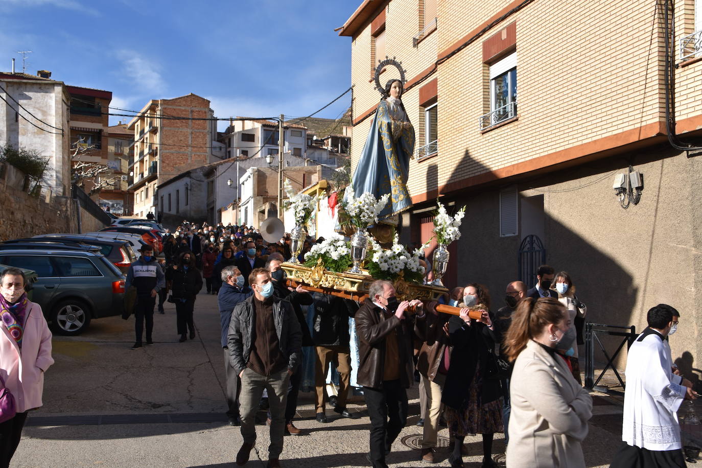 La Inmaculada recorre las calles de Cervera