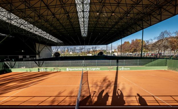 Logroño Deporte renovará las pistas de tenis de Las Norias