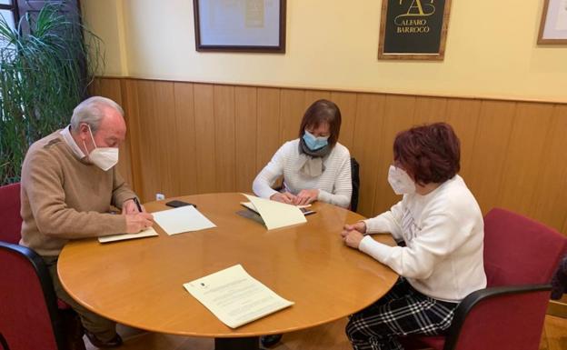 Convenios con Cáritas y Alzheimer de Alfaro