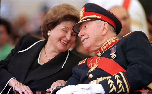 Muere Lucía Hiriart, la viuda del dictador chileno Augusto Pinochet