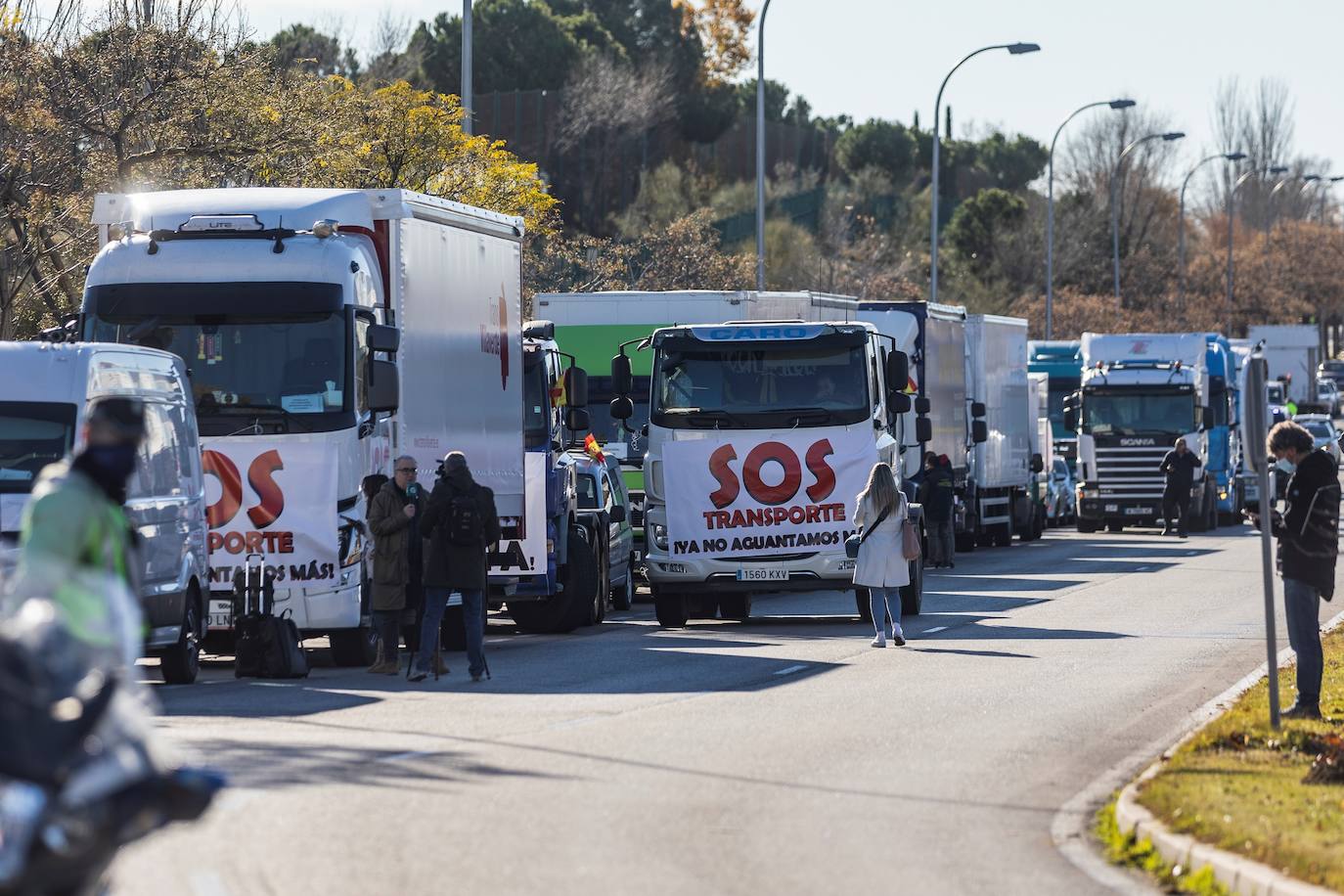 Los transportistas desconvocan los paros gracias a un acuerdo 'in extremis'