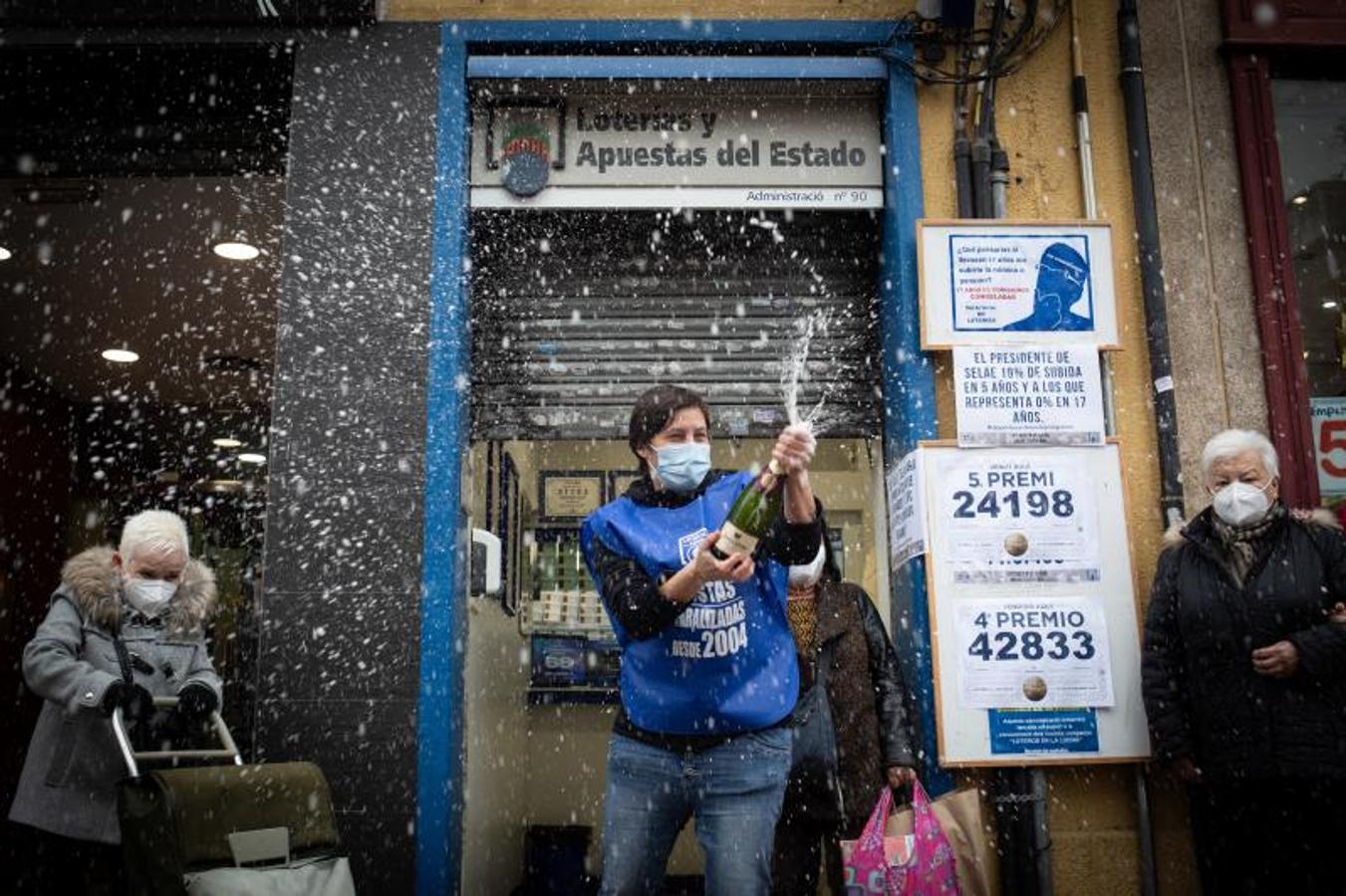 Los cuartos premios, en imágenes