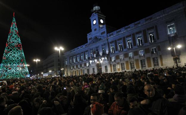 Madrid reduce al 60% el aforo en la Puerta del Sol para Nochevieja