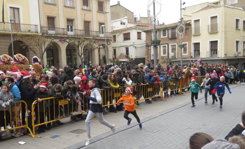 La San Silvestre de Alfaro, con mascarilla en la salida