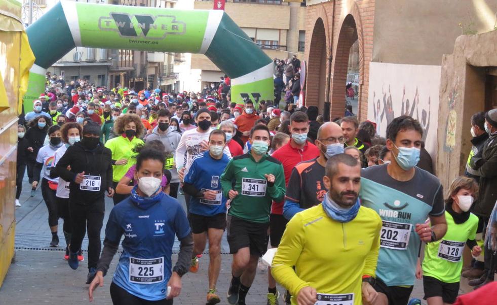 Lázaro y Alduán ganan la San Silvestre de Alfaro, que reunió a unos 400 corredores