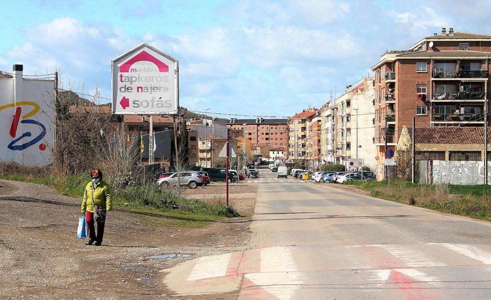 Las obras de urbanización de la calle San Fernando de Nájera, pendientes de algunos flecos