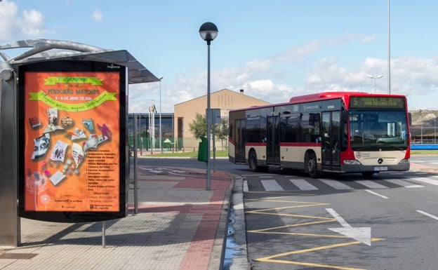 Logroño mejorará 32 paradas de autobús y colocará 12 reductores de velocidad