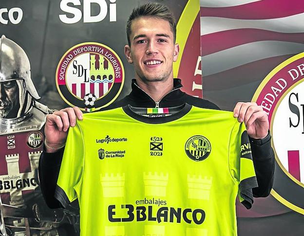 Víctor Vidal completa la portería de la SD Logroñés